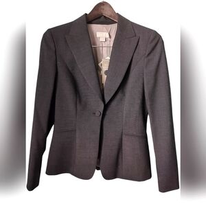 G2000 Women's slim cut wool blend blazer in charcoal Size 2 new with tags